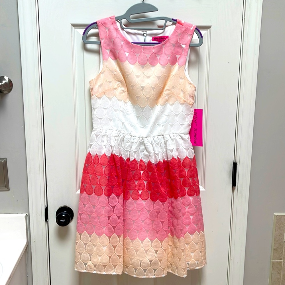 Betsey Johnson ombré teardrop dress, NWT, size 4